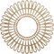 Ekena Millwork Cornelius Wood Fretwork Pierced Ceiling Medallion, Red Oak, 32"OD x 11 7/8"ID x 3/8"T CMWP32X0375CRRO - alternate 1